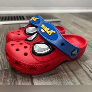 Spiderman Crocs Size 9c